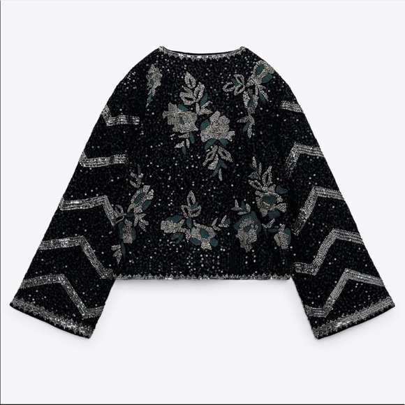 ZARA NWT LIMITED EDITION EMBROIDERED JACKET 🔥 - Picture 9 of 12